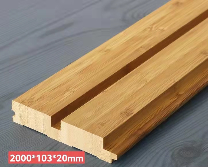 Indoor Outdoor Bamboo Flooring Decking Wall Cladding Panel Carbonized Horizontal Vertical Strand Woven Bamboo Flooring