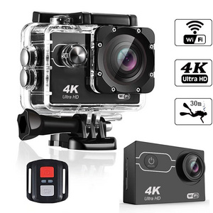 Manufacturer 16MP Action Camera 2" Ultra-HD LCD 4K 30FPS 1080P 60FPS Wifi Cam FPV Video Output