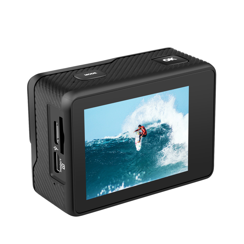 Camara Deportiva Full Hd Acesorios Gropo Negro Studio Camera Video 4K 60Fps 24Mp Ultra Hd Wifi Action Camera For Moto Vlogging