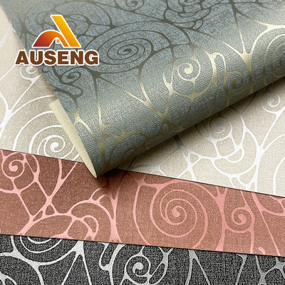 New Design Hot Sale Hotel Wallpapers Room Fabric Backed Fireproof Luxury Wall Paper Rolls PVC Vinyl Textured Wallcovering