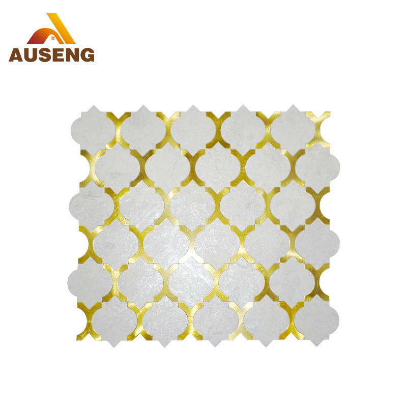 Popular High Quality Ceiling Self Adhesive Tiles Wall Sticker Metallic Mosaic Pvc Wall Stickers Tiles