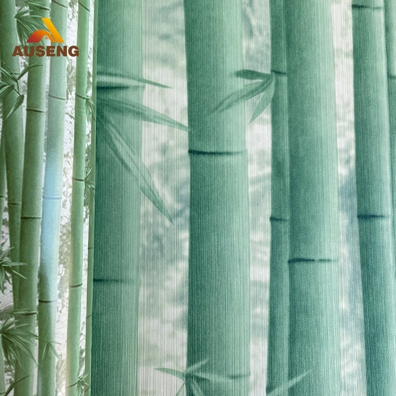 Good Quality 3D Wallpaper Home Decoration Nature Bamboo Pattern Al Murad Damask Wall Paper