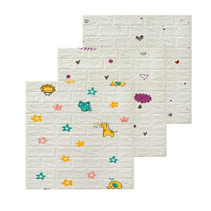 Baby Likes Cartoon Wall Paper Kids Decor Bedroom 3D Stereo Pe Foam Brick Wallpaper Philippines