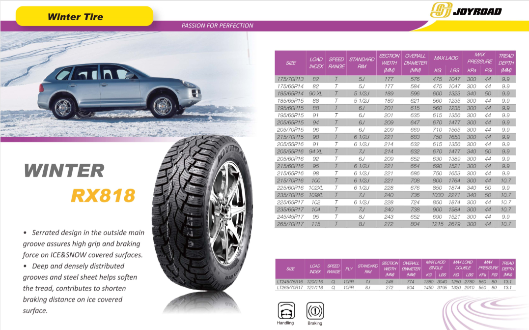 High Quality Winter Stud Spike Tire 205/55R16 185/65R14 185/65R15 195/65R15