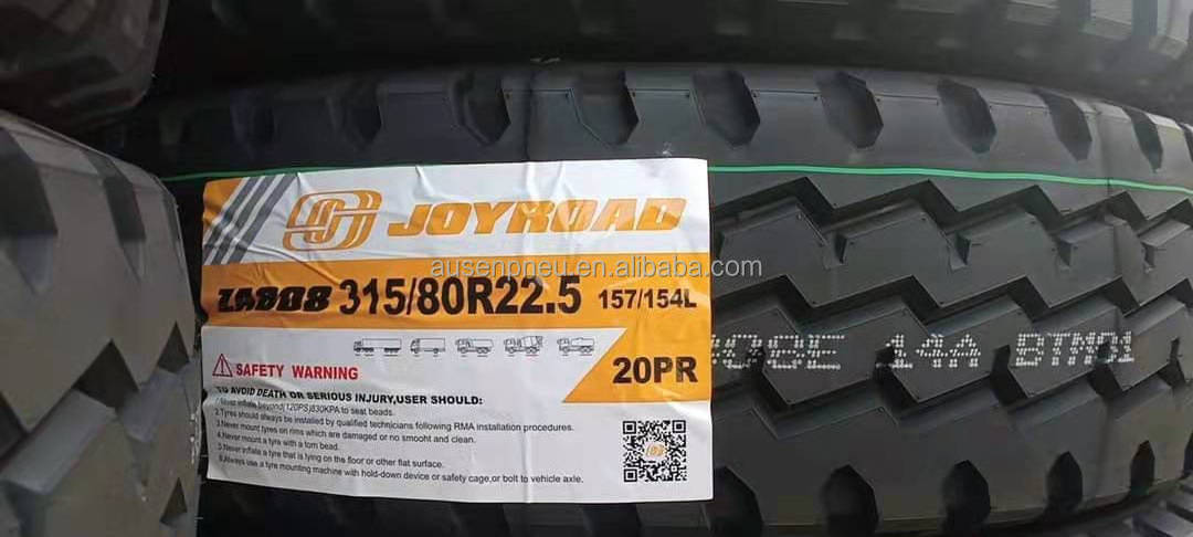 cheap new tires 385 65 R22.5 truck tyres 315 80 R22.5 joyroad centara brand