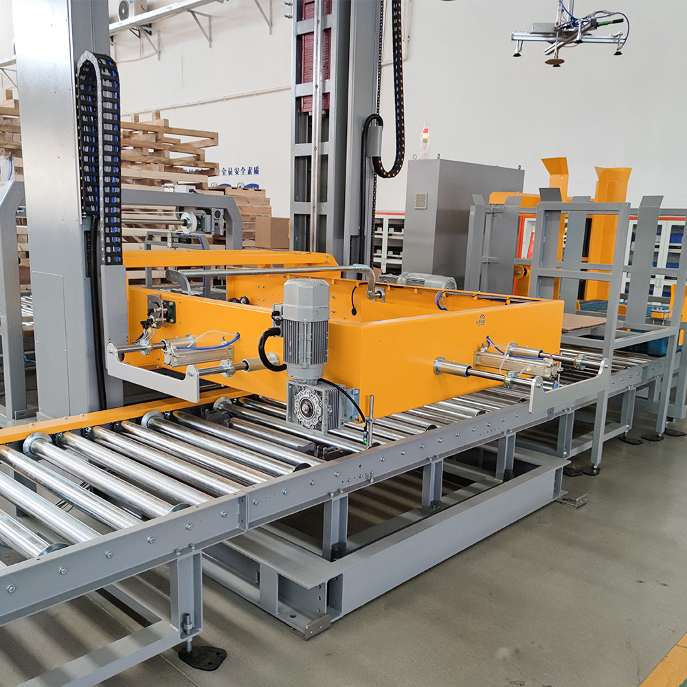 Automatic  Low Level Palletizer Palletizing Machine for  Cartons Boxes Cases