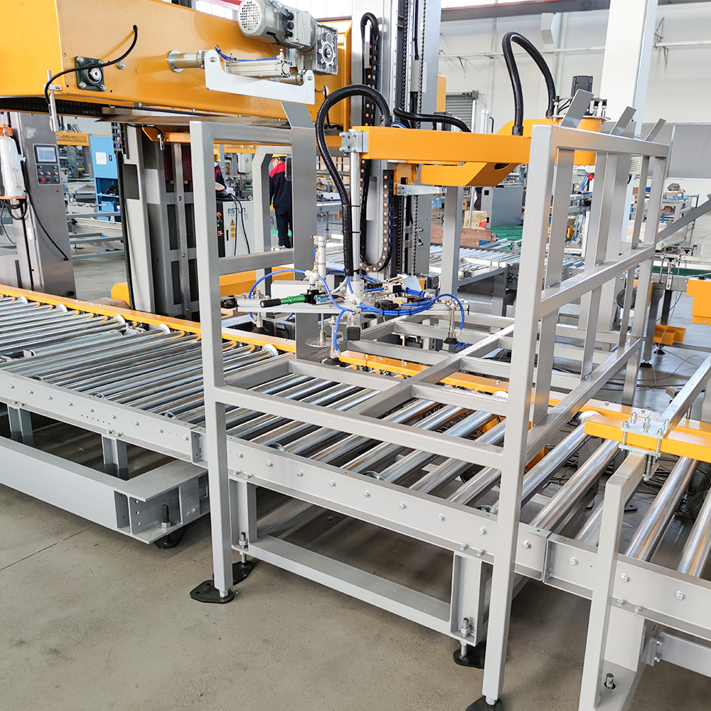 Automatic  Low Level Palletizer Palletizing Machine for  Cartons Boxes Cases