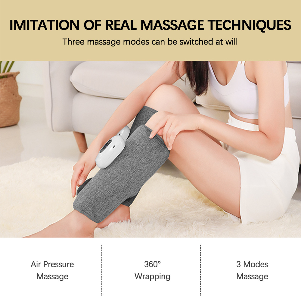 Rechargeable Automatic Arm Calf Slimming Massage Device Electric Air Compression Leg Massager