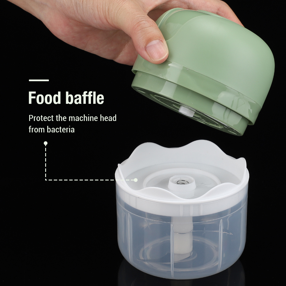 Kitchen Accessories 250ml USB Wireless Smart Vegetable Meat Garlic Crusher Electric Garlic Chopper