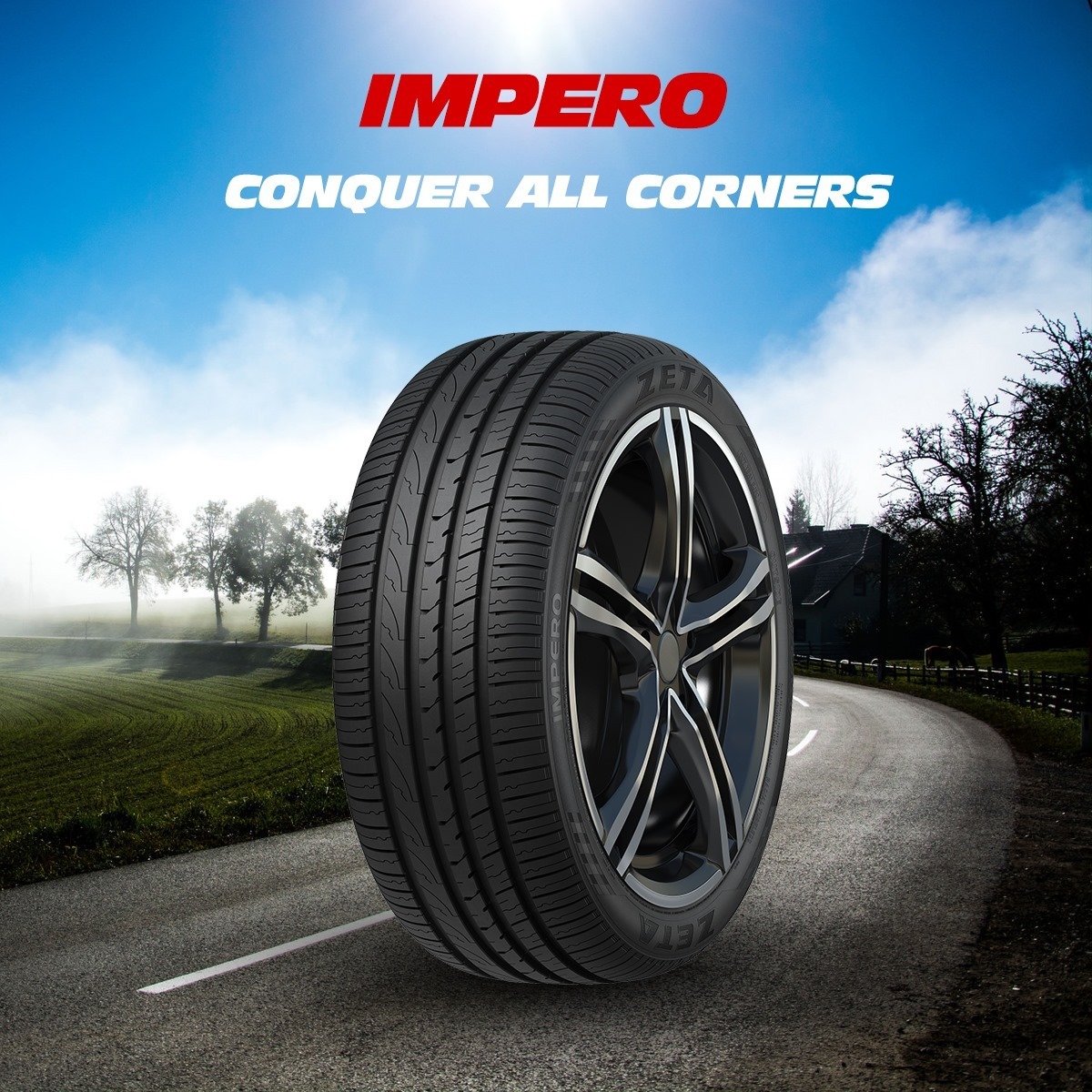 ZETA Impero Factory Top Quality Car Tyre 215/65R16 225/65R17 235/65R17 255/65R17 235/65R18 235/60R18