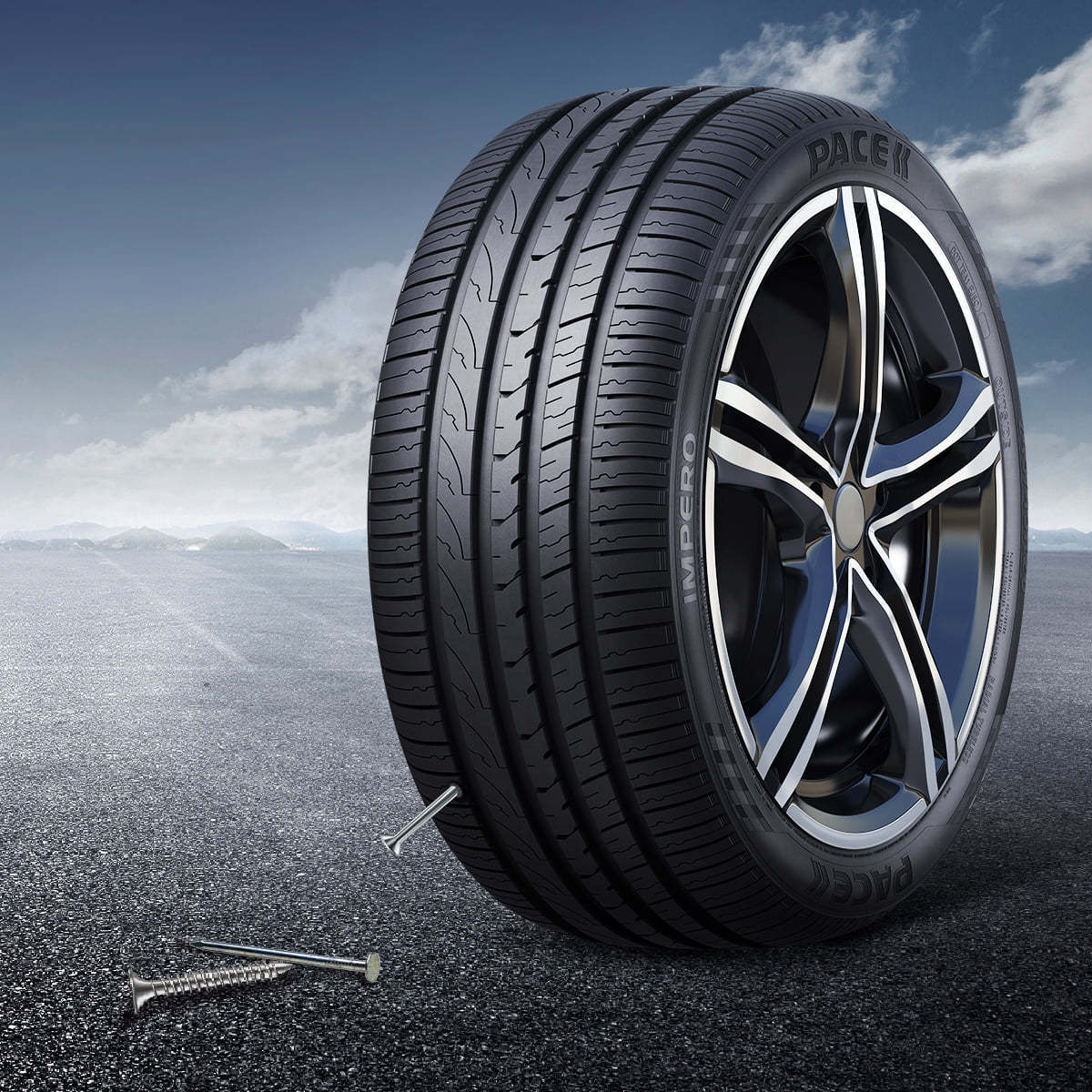 PACE car tire manufacture  IMPERO sport car tire 18 inch run flat tire 235 55 18 255/55R18 225/50R18