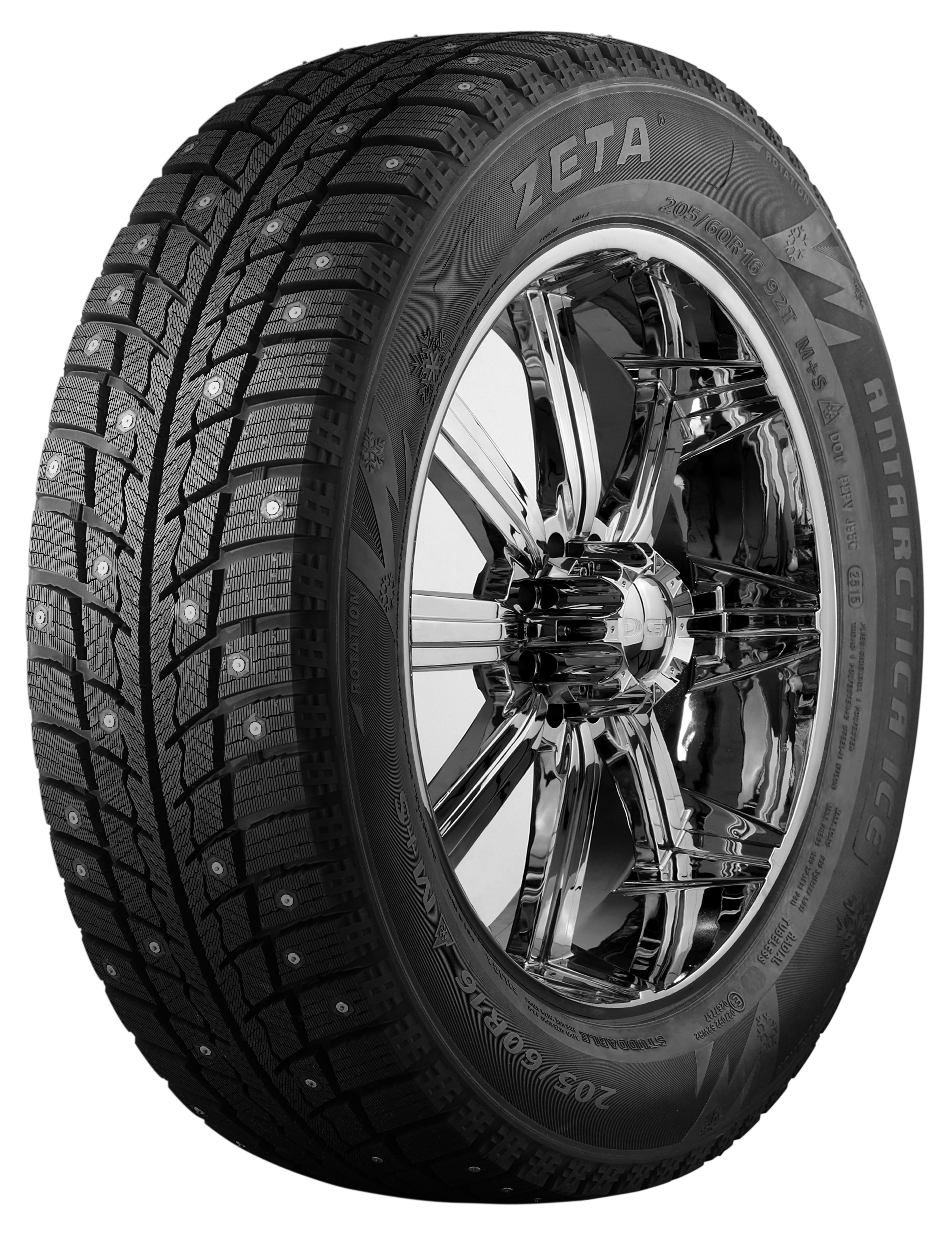 High Quality Tire ZETA Wholesale Price, PCR, Snow Winter Tyre with spikes 205 55 16 235 55 19 225 40 Summer Passenger Car Tyre