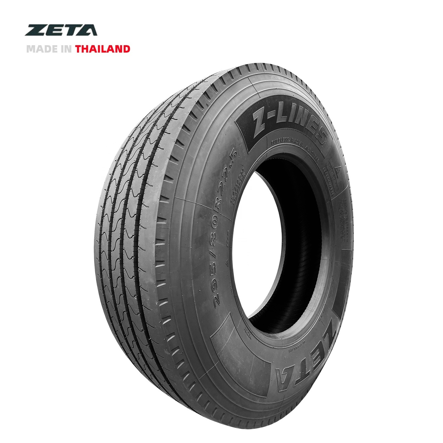 315 7022.5 Truck Tire Thailand wholesale semi truck tire 315 80 22.5 295 80 22.5 ECE GCC SASO Z-LINES 250000 KM 7 years warranty