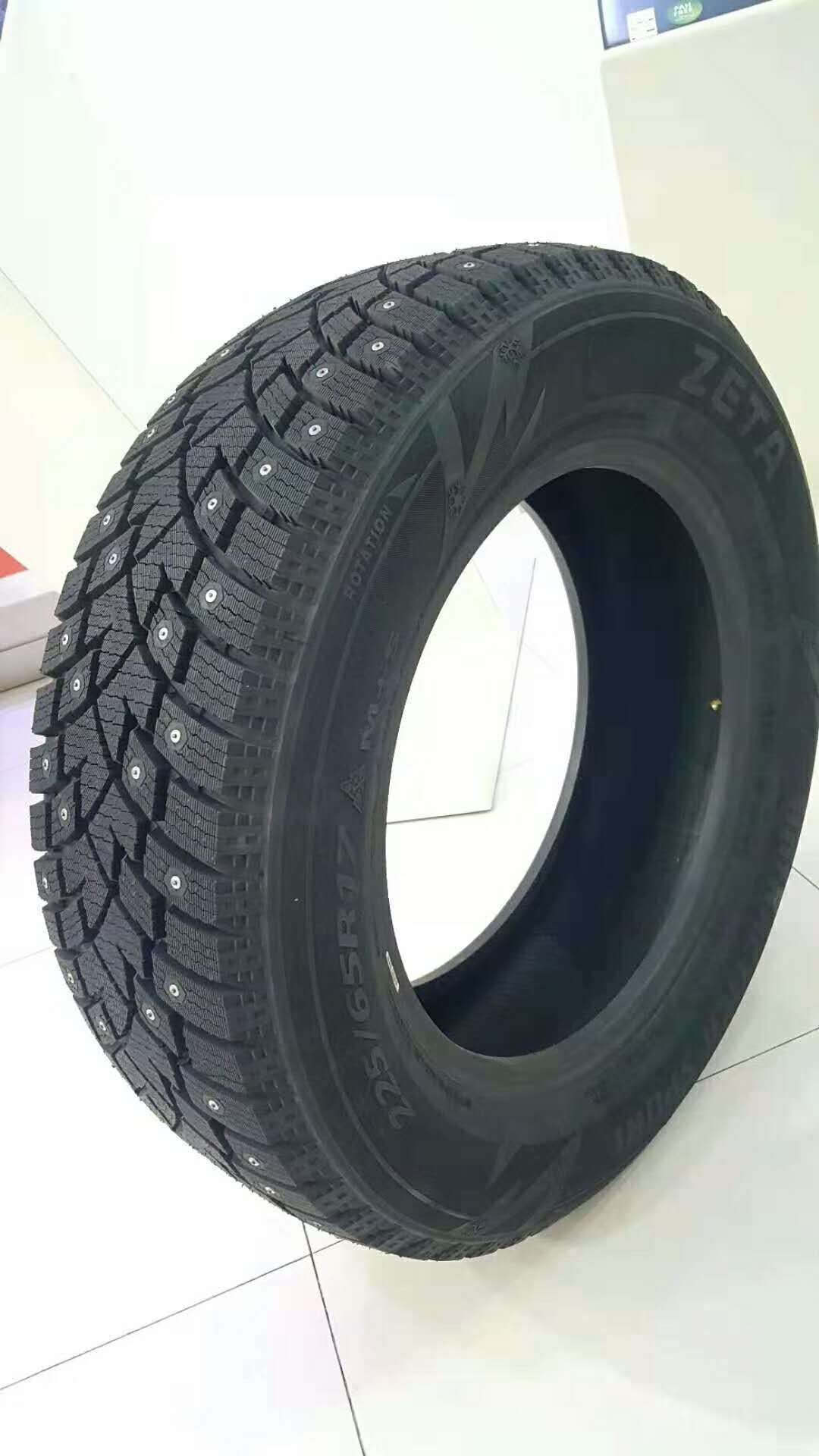 Chinese Top Quality Car Tires ZETA PACE Studded  Car Tyres  with Spikes 265/70r17 205 55 16 225 45 17 studdable tires with stud