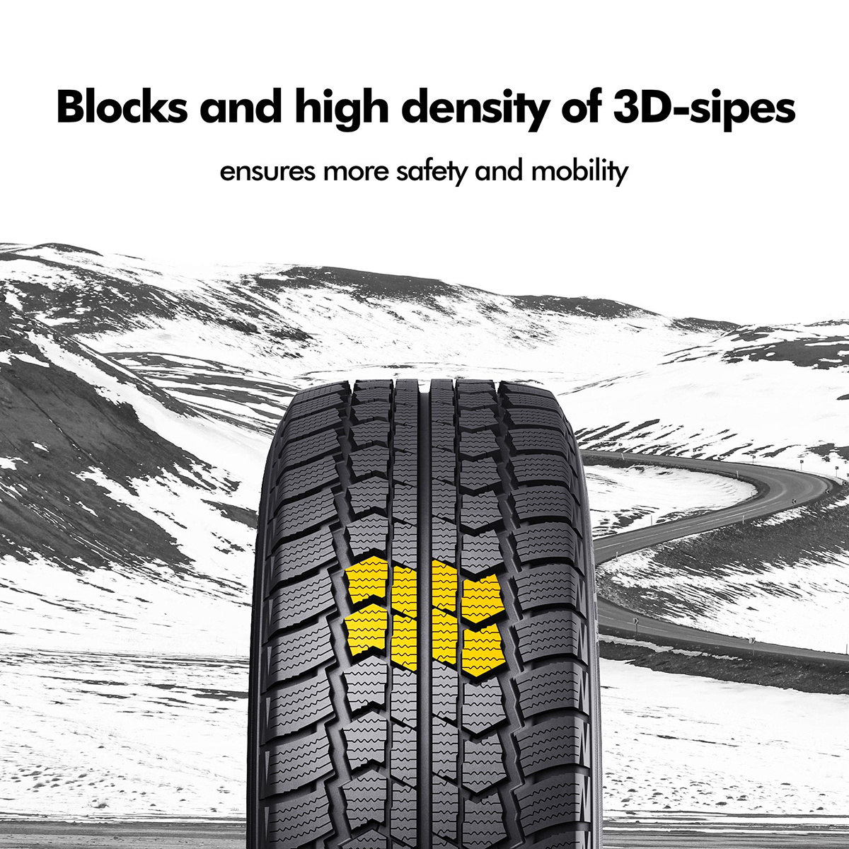 Zeta Car Tires Winter Passenger Car Tyre with Certificates Studdable Tyre for Ice Snow