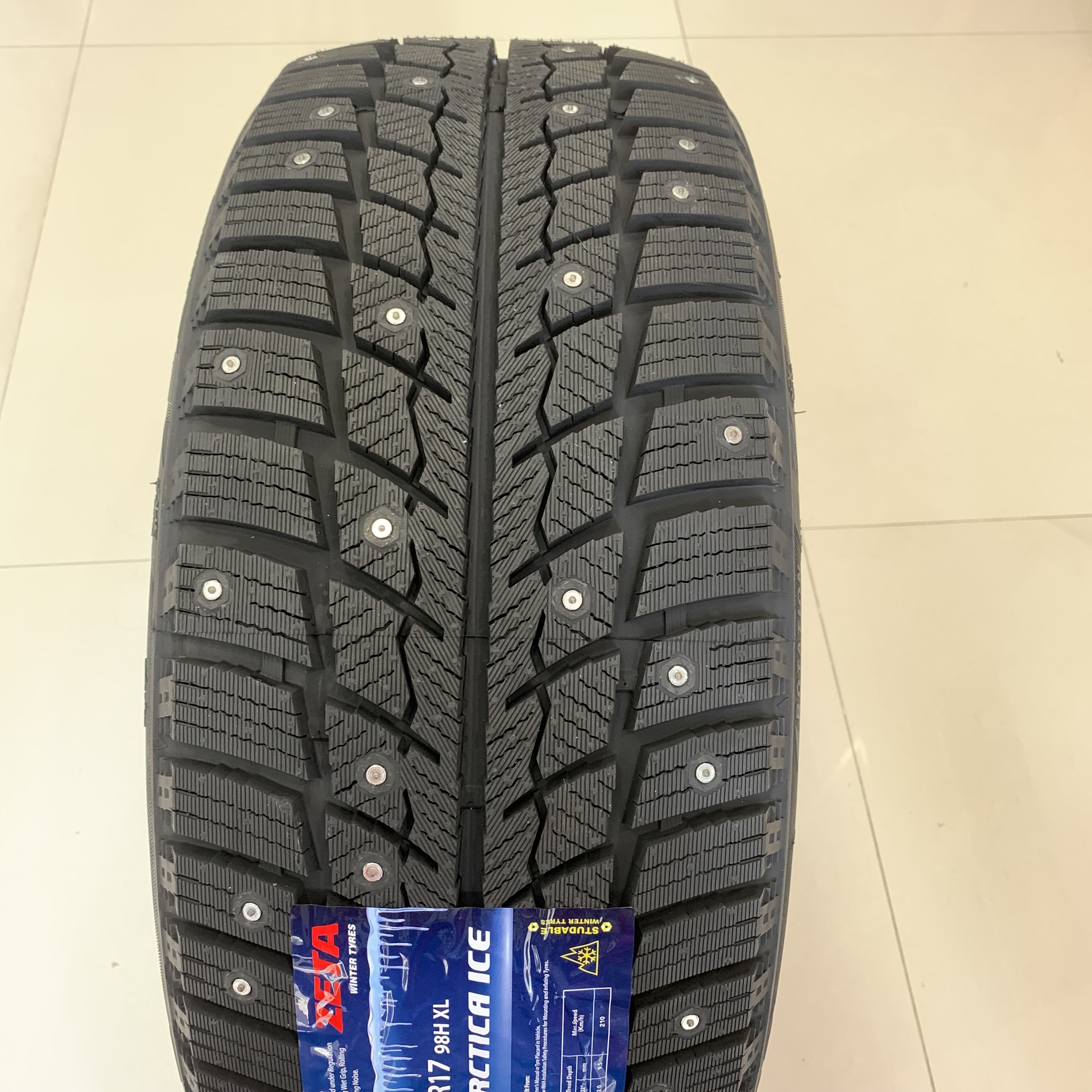 ZETA Brand PCR Spike Studable 185/65 R15 195/65 R15 185/65 R15 205/55 R16 225/60 R17 Winter Drive Snow