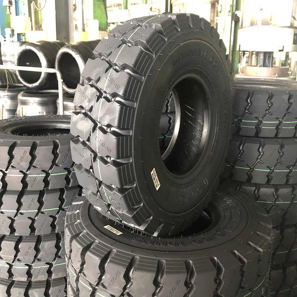 Solid Pneumatic Forklift Tires 6.50-10 8.25-15 7.00-12 DoubleCoin Brand China Tires Factory