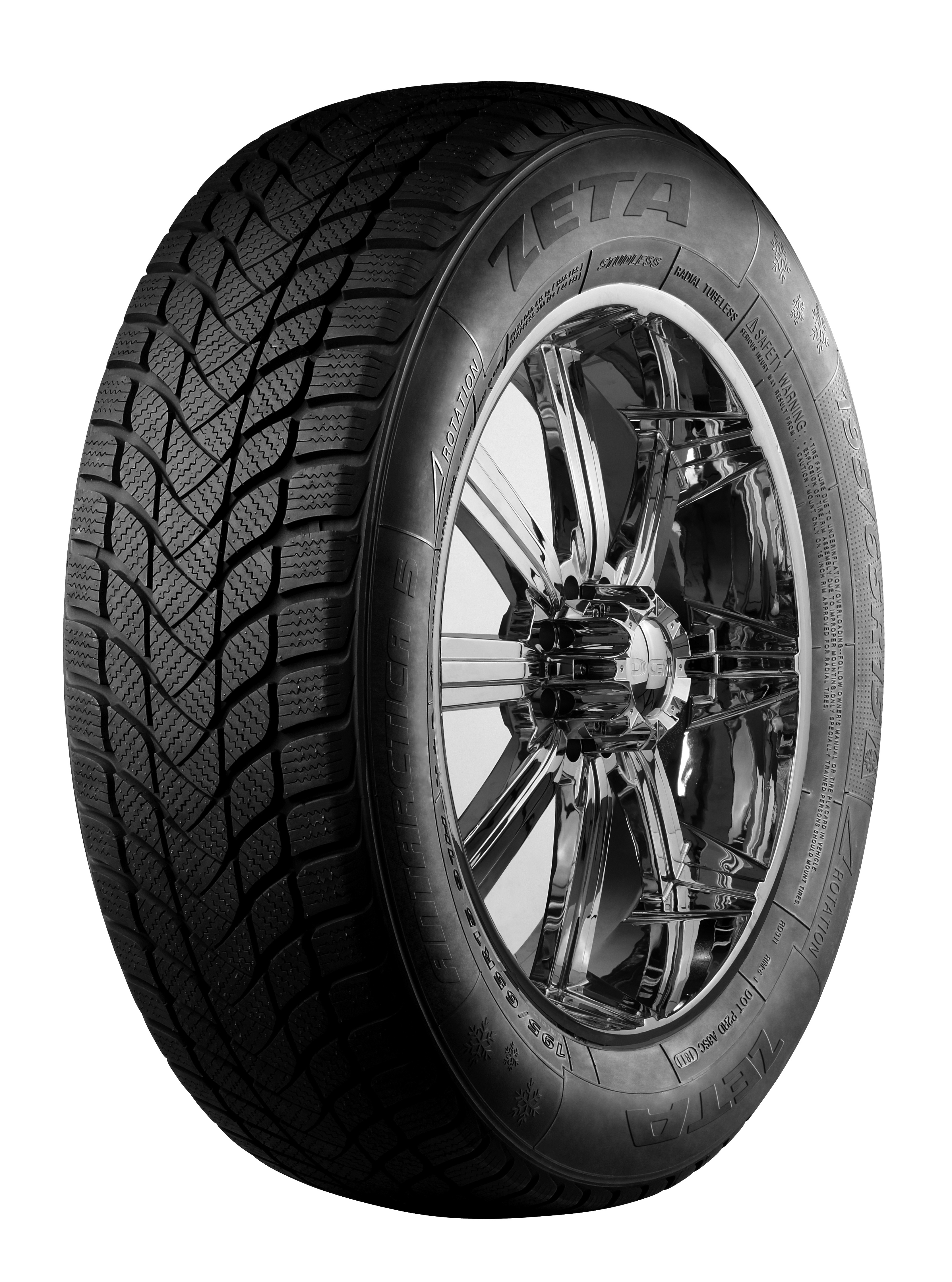 ZETA Brand Passenger Car Tire Summer Studded Winter Snow Tyre with Spikes All Season  Runflat Tyre 205 55 16 195 65 15 215 55 17