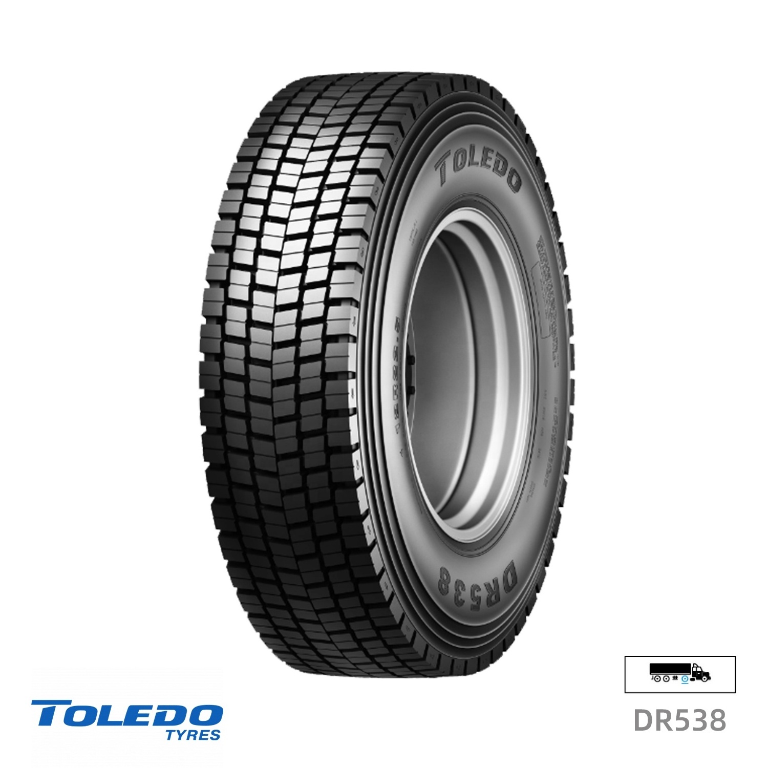 Tyre for trucks 315 80r22.5 Budget Brand Toledo DR550 DOT ECE quality warranty