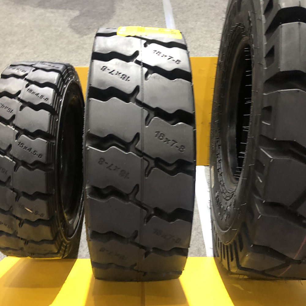 Solid Pneumatic Forklift Tires 6.50-10 8.25-15 7.00-12 DoubleCoin Brand China Tires Factory