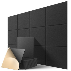 Sound Proofing PET Felt Decorative Acoustic Wall Board Sound Absorbing Material 100% Polyester Flame Retardant Acoustic Panel