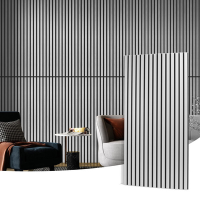 High Quality Soundproof Wall Panels MDF Akupanel Wood Slatted Wall Acoustic Felt Panels for Interior Decoration Wall and Ceiling