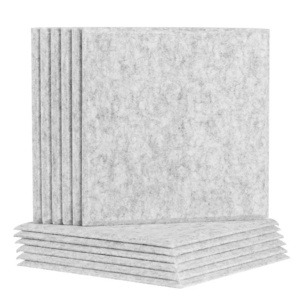 Square Sound Absorbing Panels Felt Polyester Fiber Acoustic Wall Panels for Radio Studio