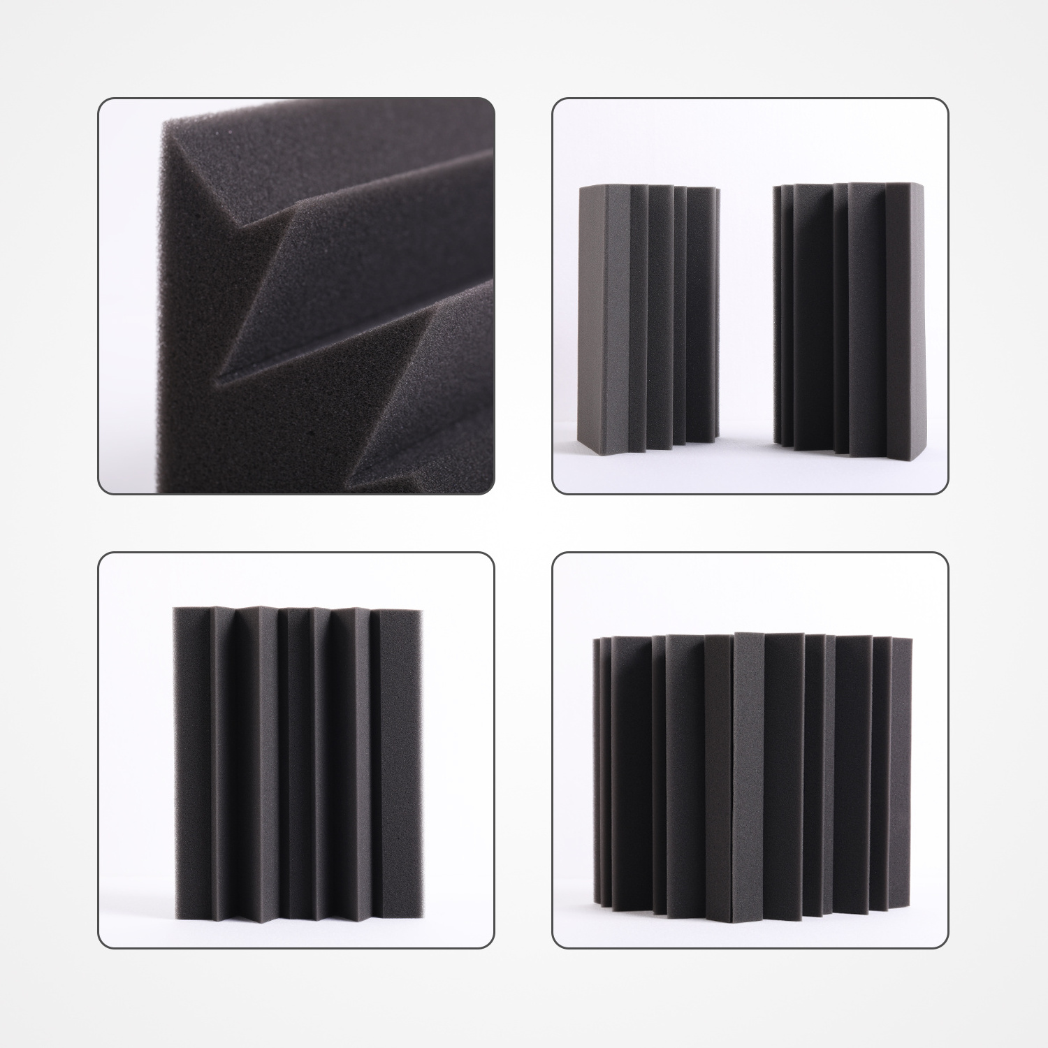 Low price bass trap acoustic absorbing foam studio soundproof foam panel for wall with good quality