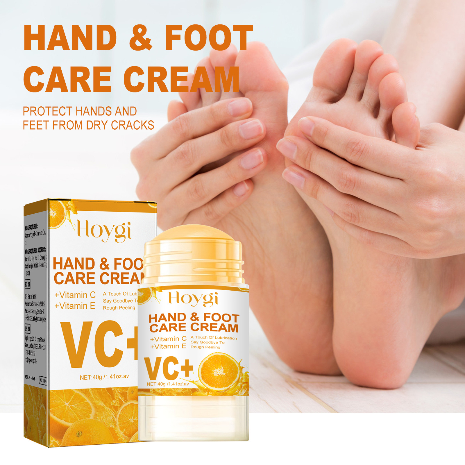 Anti-Drying Crack Foot Cream Effective Repair Hand Chapped Bounce Moisturize Stick Remove Heel Dry Dead Skin Winter Foot Care