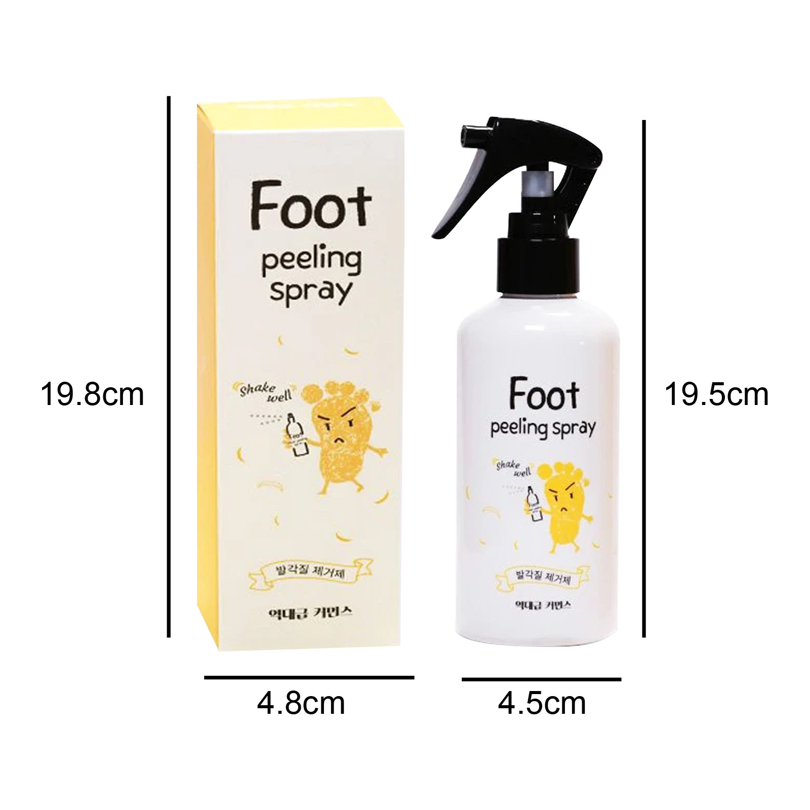 Private Label Remove Dead Skin Feet Moisturizing Hydrating Nourish Peel Orange Oil Foot Peeling Spray