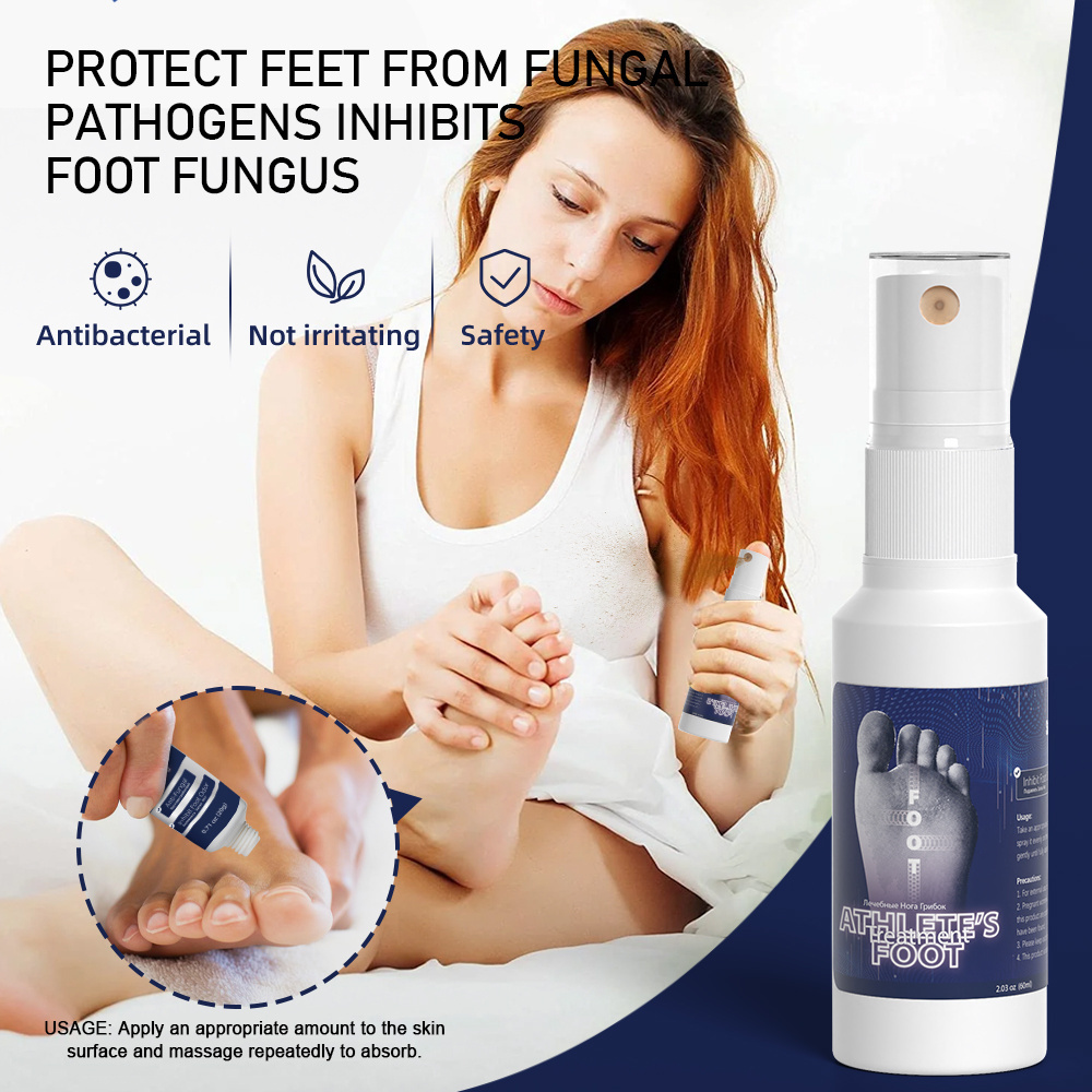 Wholesale OEM Foot Deodorant Spray Set Fresh Odor Shoe Anti-sweat Foot Care Prevent Stinky Feet Itching Cream