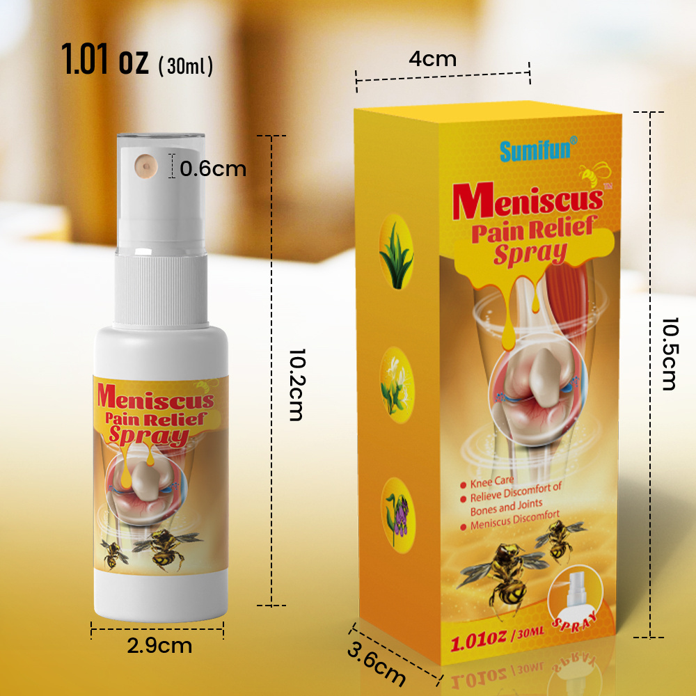 Best sell Sumifun Meniscus Pain Relief Spray Knee Joint Muscle Ache Cream Bee Venom Balm Arthritis Rheumatoid Painkiller Plaster