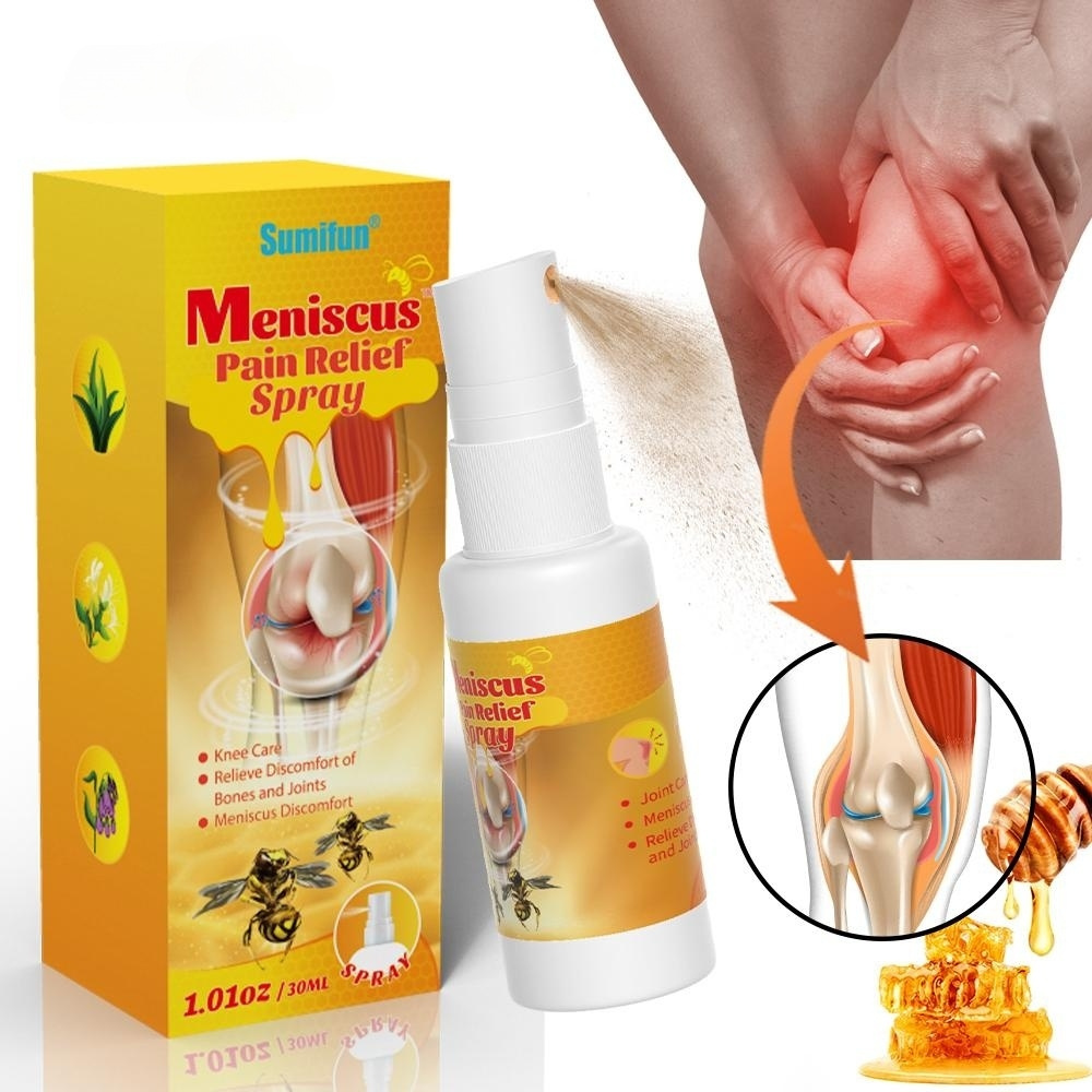 Best sell Sumifun Meniscus Pain Relief Spray Knee Joint Muscle Ache Cream Bee Venom Balm Arthritis Rheumatoid Painkiller Plaster