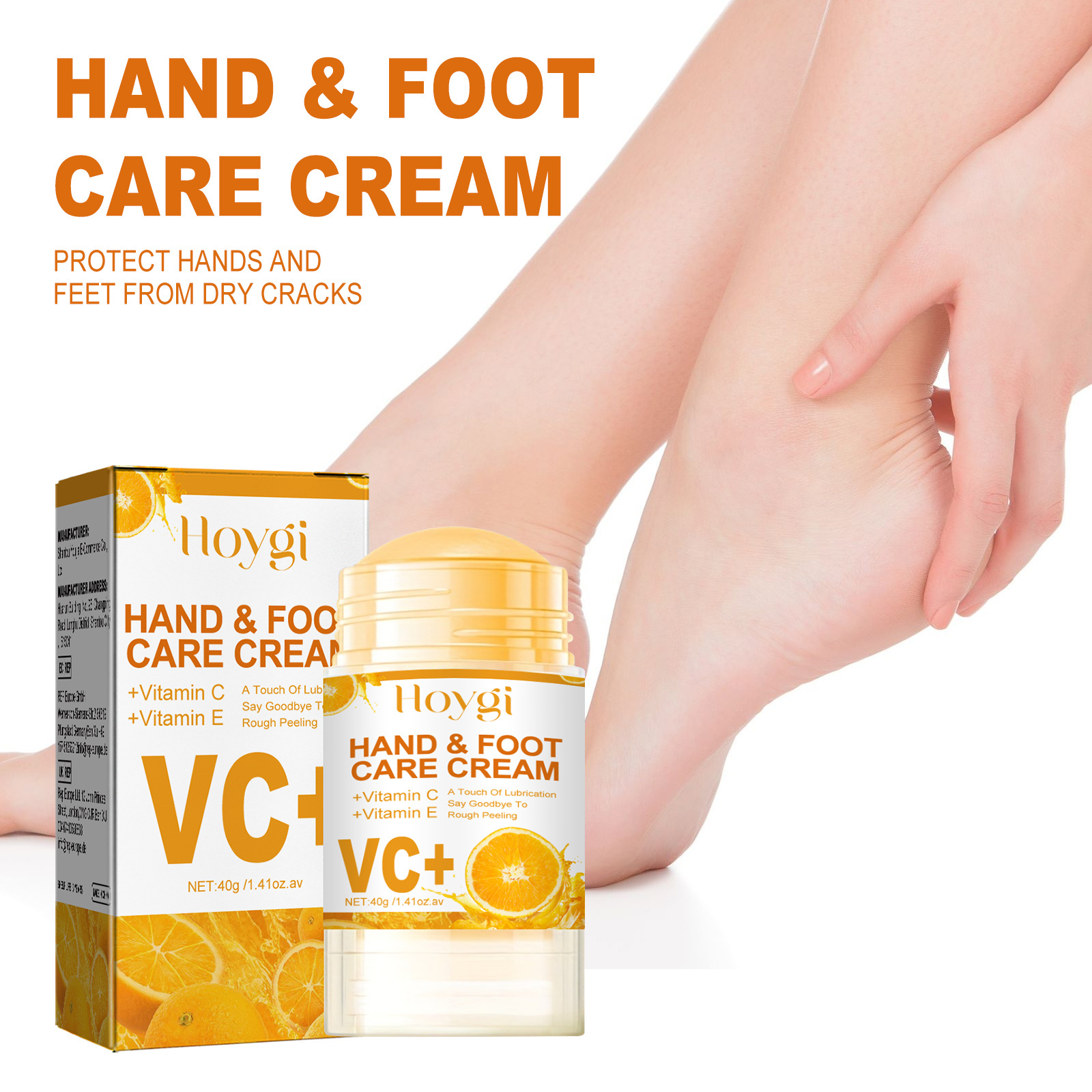 Anti-Drying Crack Foot Cream Effective Repair Hand Chapped Bounce Moisturize Stick Remove Heel Dry Dead Skin Winter Foot Care