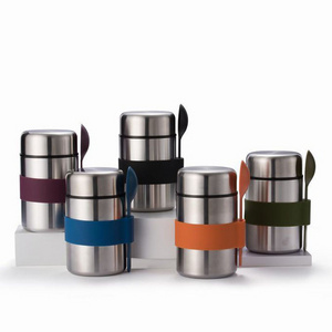 New creative 304 double-layer stainless steel fashionable vacuum thermos stew beaker