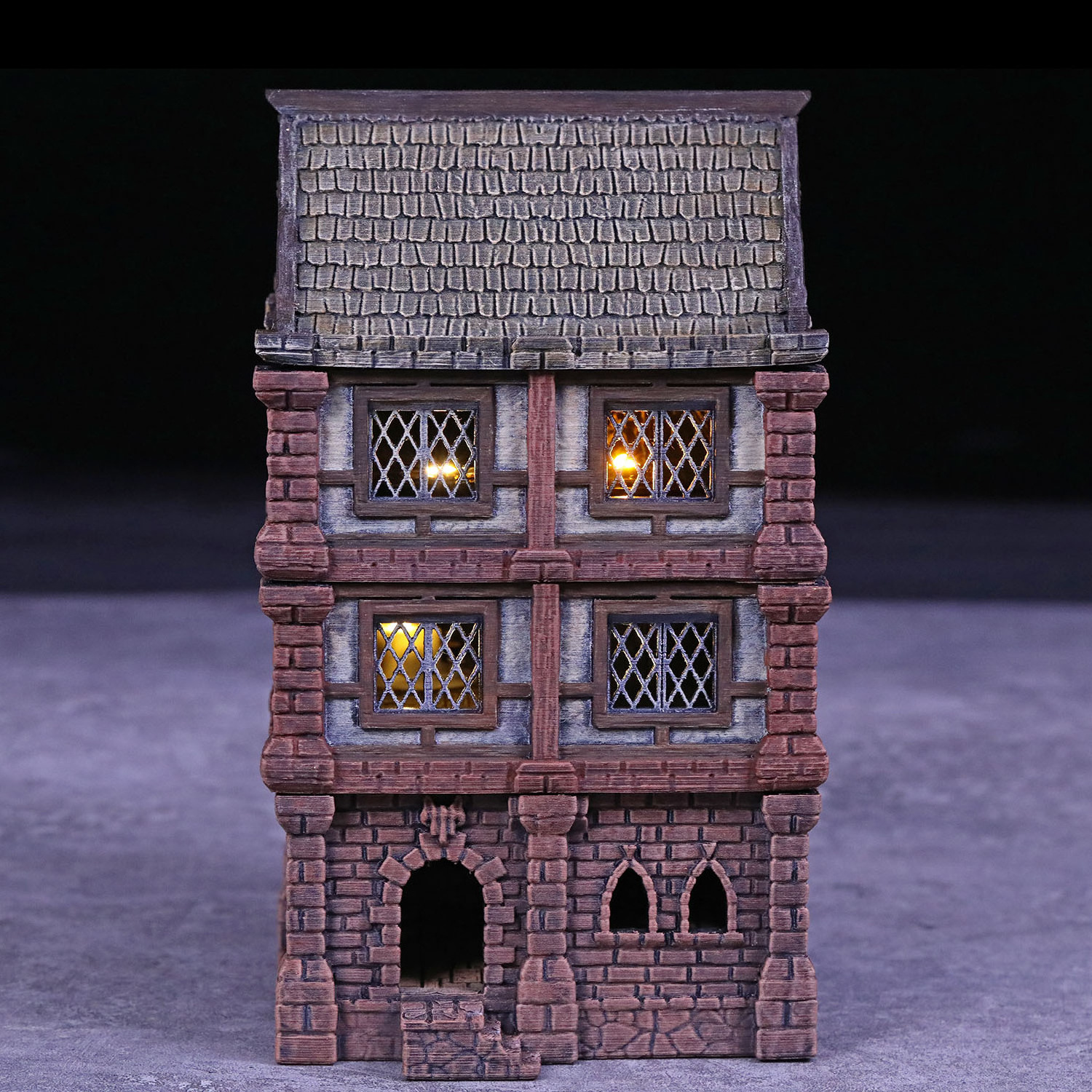 PLA 3D rapid prototyping printing D&D villa modeling terrain miniatures for diorama