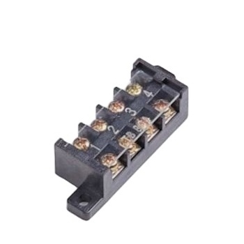 4 Poles 15A Fixed Type Double Row Terminal Block TB4-15 (TB804F)