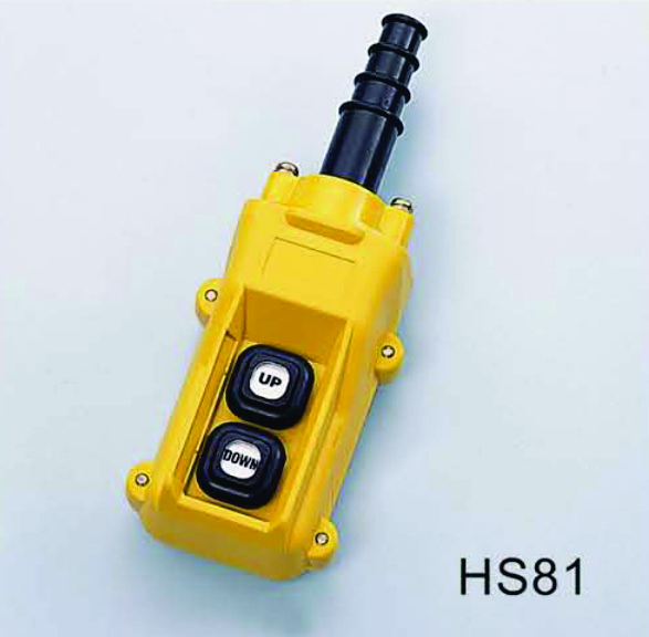 Many Combinations Available Hoist Crane Remote Control Push Button Switch 2 - 12 Hole Hoist Push Button Switch