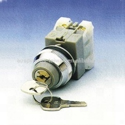 22mm, 25mm, 30mm 2 Position / 3 Position Key Lock Switch, Selector Switch (AKSS)