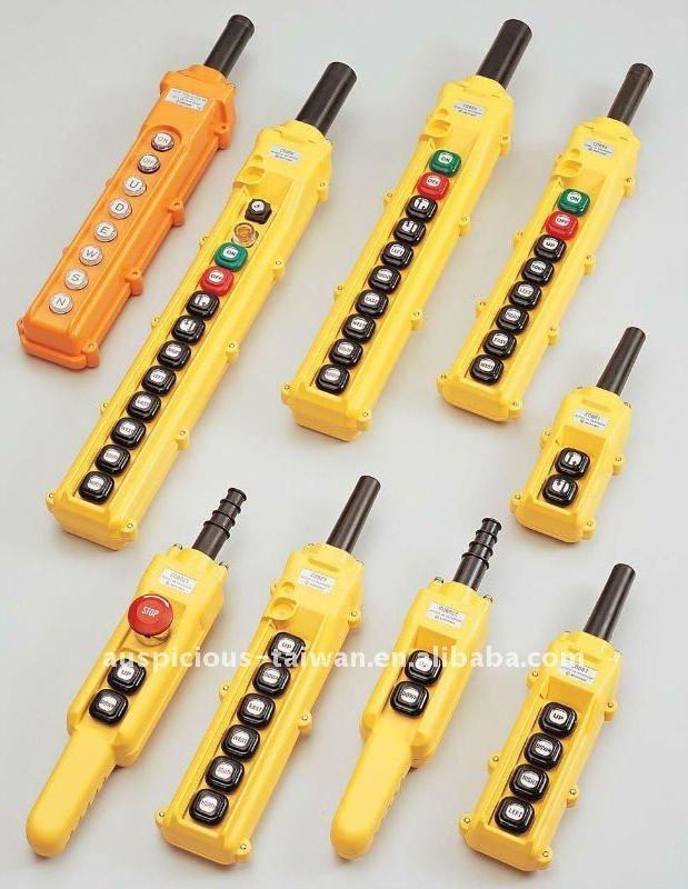 Wholesale 4 Button Hoist Crane Remote Control Push Button Switch Hoist Push Button Switch