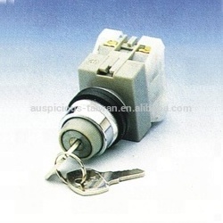 22mm, 25mm, 30mm 2 Position / 3 Position Key Lock Switch, Selector Switch (AKSS)