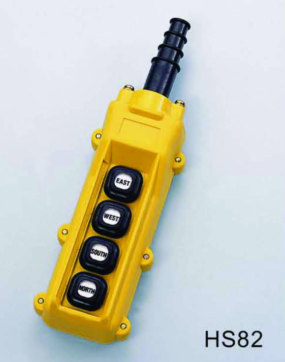 Many Combinations Available Hoist Crane Remote Control Push Button Switch 2 - 12 Hole Hoist Push Button Switch