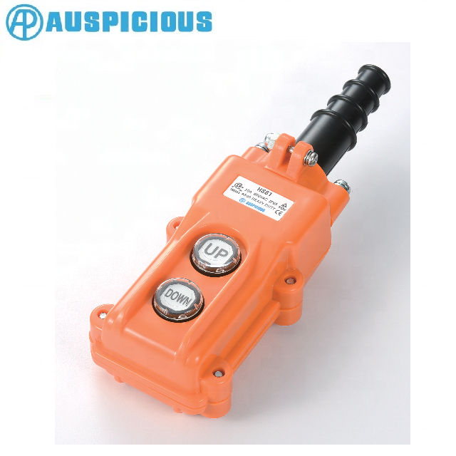 2 - 12 Hole Direct/Indirect Operation Hoist Waterproof Push Button Pendant Switch