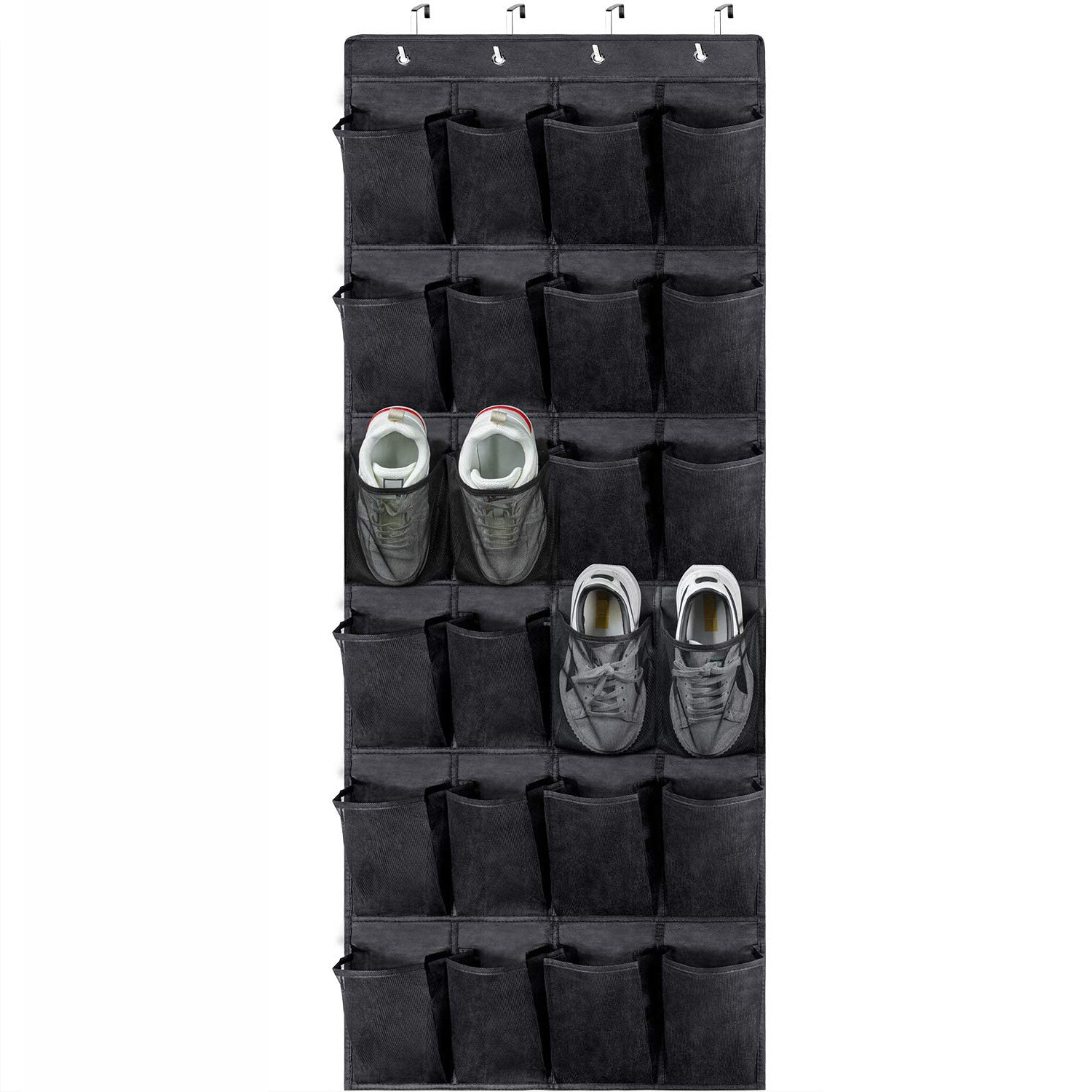 wholesale high quality over the door shoe bag/organizer thickened mesh pockets