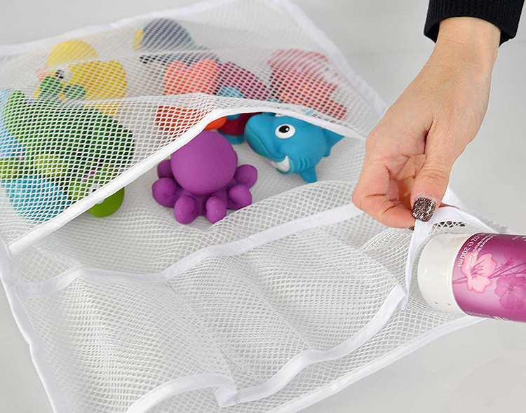 Bathtub Toys Bag Bathroom Organizer Net Bag Mesh Bath Net Bath Toy Organizer Bag for Kids