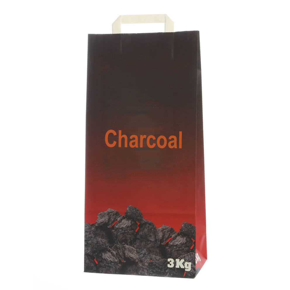 Custom Coal 3 5 9 Kg Grilling Charcoal Empty Bbq Charcoal Briquette Packaging Bags Paper Bags For Coal