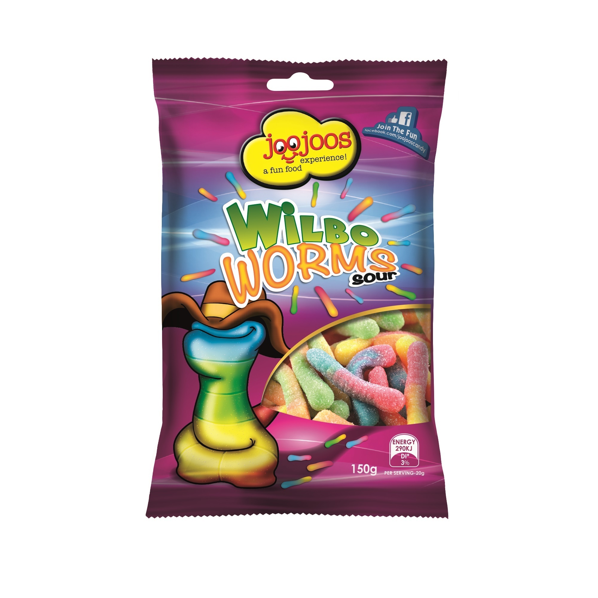 Joo Joos Wilbo Worms Sour Candy