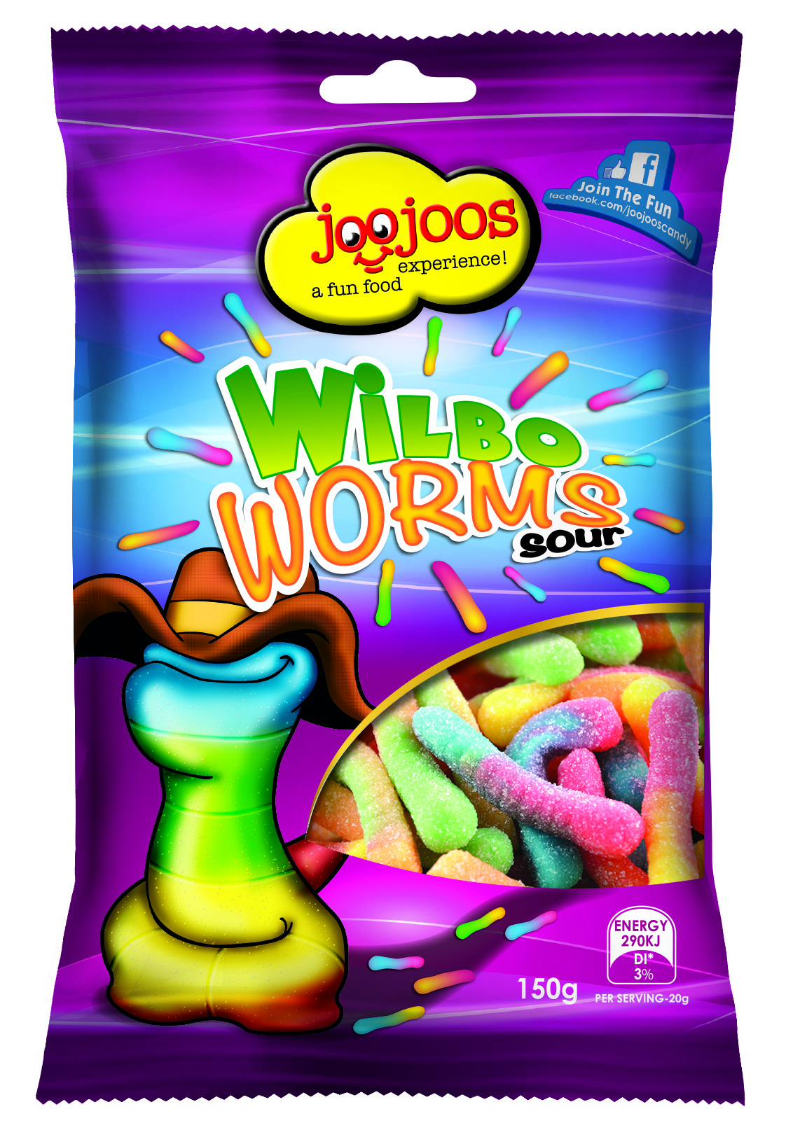 Joo Joos Wilbo Worms Sour Candy