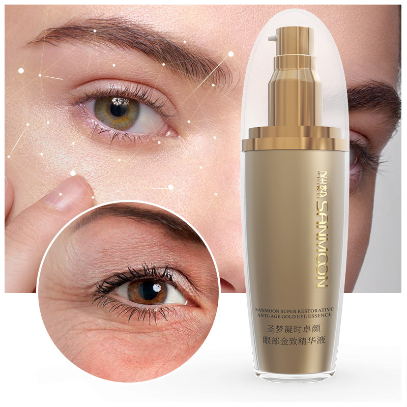 Wholesale Hyaluronic Acid Tightening Anti Aging Wrinkles Dark Circles Remover Lightening Eye Serum