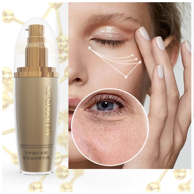 Wholesale Hyaluronic Acid Tightening Anti Aging Wrinkles Dark Circles Remover Lightening Eye Serum